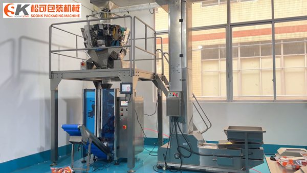 蝦片稱(chēng)重定量包裝機(jī)